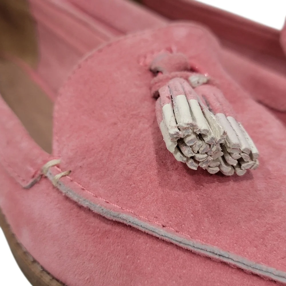 Sperry Top-Sider Saybrook Painted Tassel Loafers Slip-On Shoe Pink Womens 7.5 - Picture 11 of 17